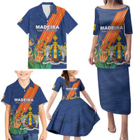 Personalized Madeira Family Matching Puletasi and Hawaiian Shirt Das Ilhas as Mais Belas e Livres