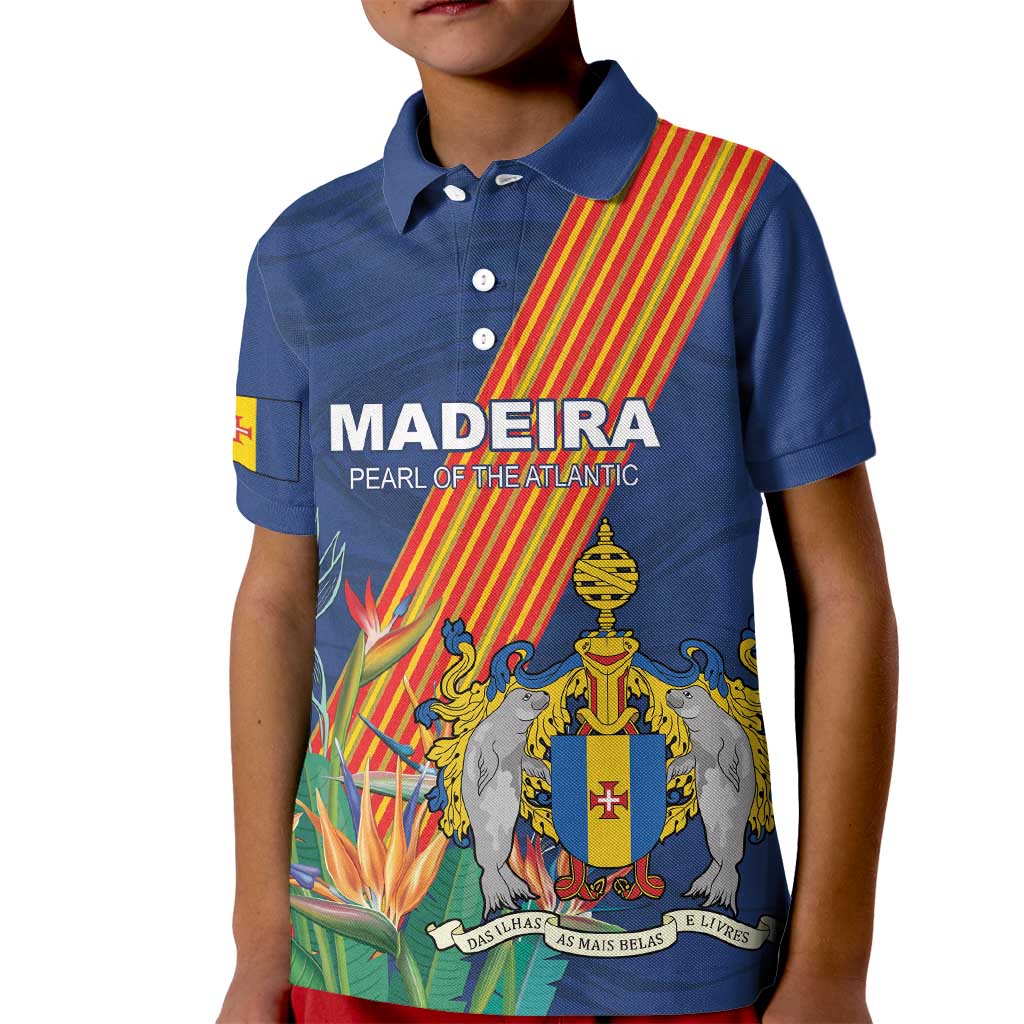 Personalized Madeira Kid Polo Shirt Das Ilhas as Mais Belas e Livres