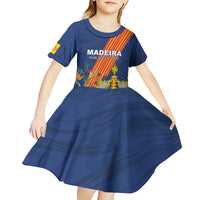 Personalized Madeira Kid Short Sleeve Dress Das Ilhas as Mais Belas e Livres