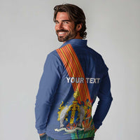 Personalized Madeira Long Sleeve Polo Shirt Das Ilhas as Mais Belas e Livres