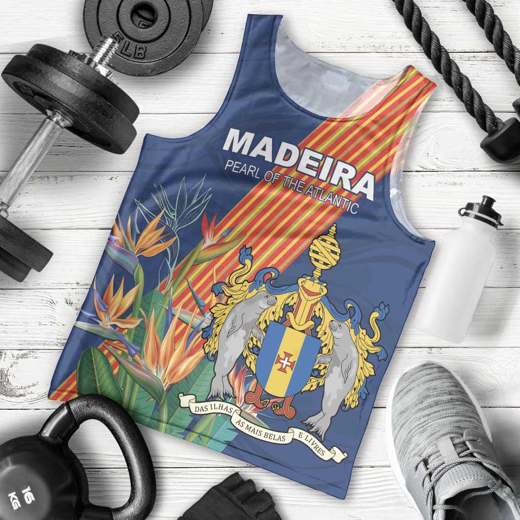 Personalized Madeira Men Tank Top Das Ilhas as Mais Belas e Livres