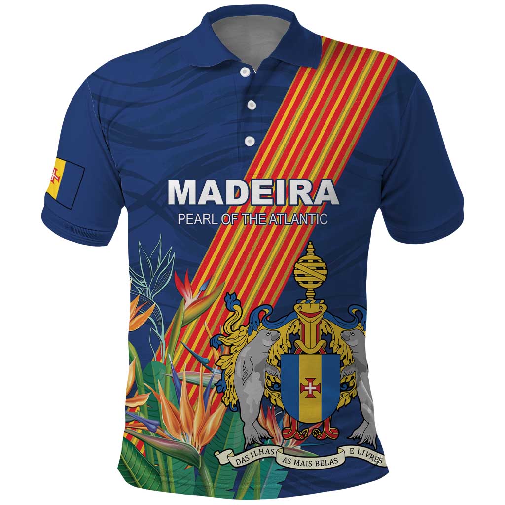 Personalized Madeira Polo Shirt Das Ilhas as Mais Belas e Livres
