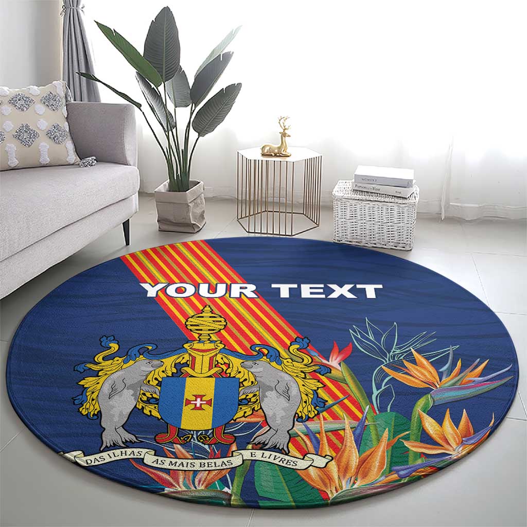 Personalized Madeira Round Carpet Das Ilhas as Mais Belas e Livres
