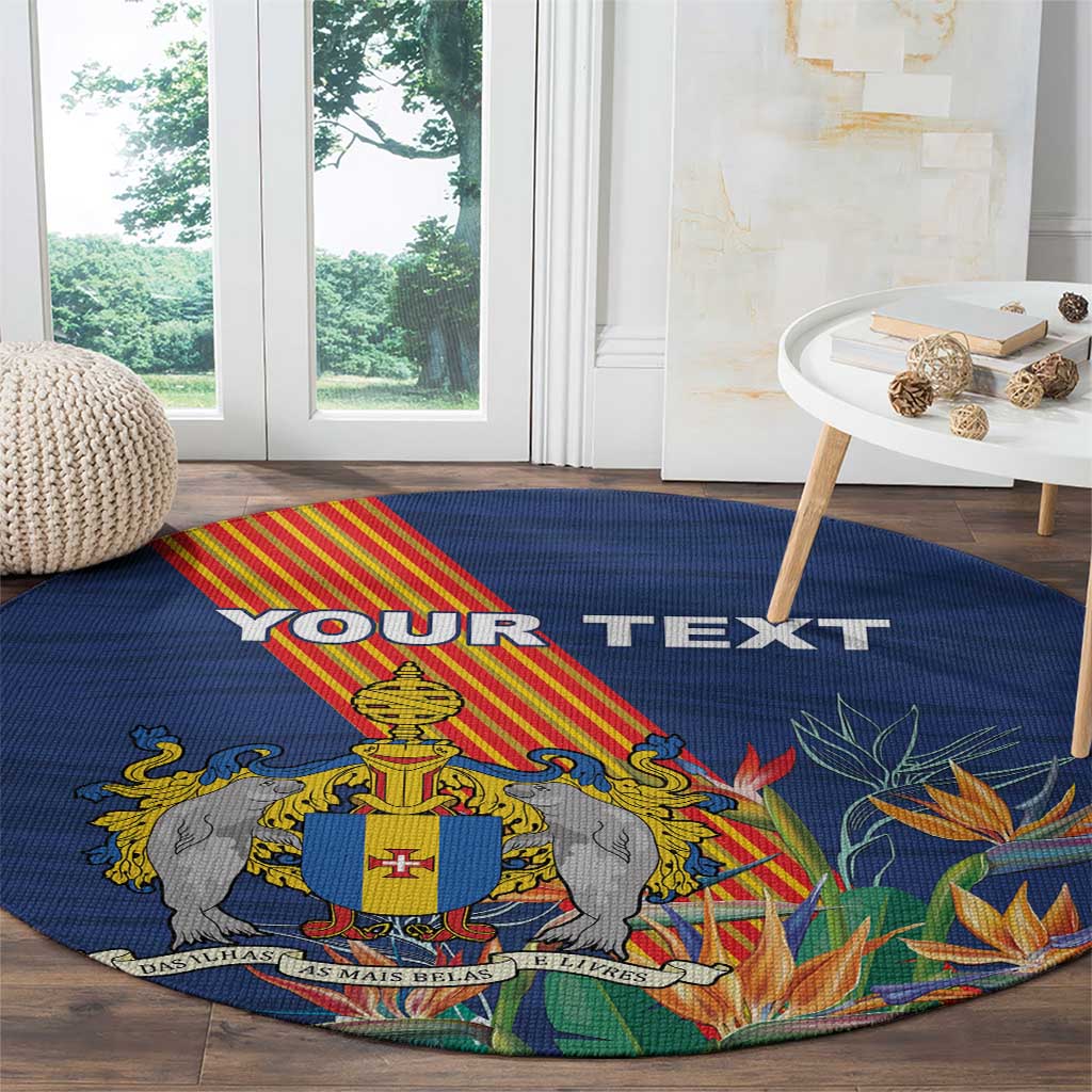 Personalized Madeira Round Carpet Das Ilhas as Mais Belas e Livres