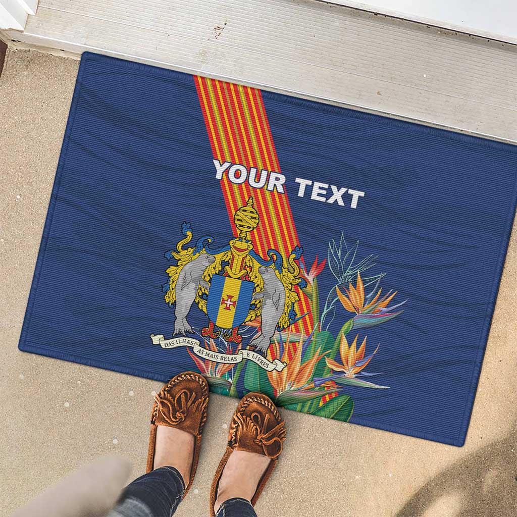 Personalized Madeira Rubber Doormat Das Ilhas as Mais Belas e Livres