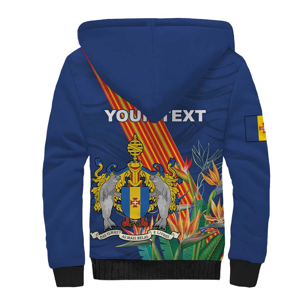Personalized Madeira Sherpa Hoodie Das Ilhas as Mais Belas e Livres