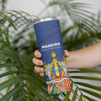 Personalized Madeira Skinny Tumbler Das Ilhas as Mais Belas e Livres