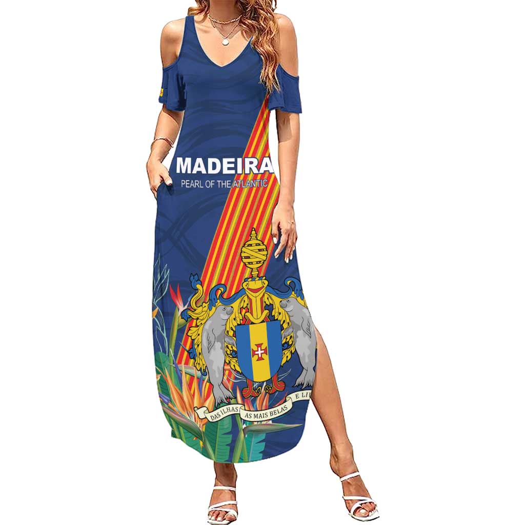 Personalized Madeira Summer Maxi Dress Das Ilhas as Mais Belas e Livres