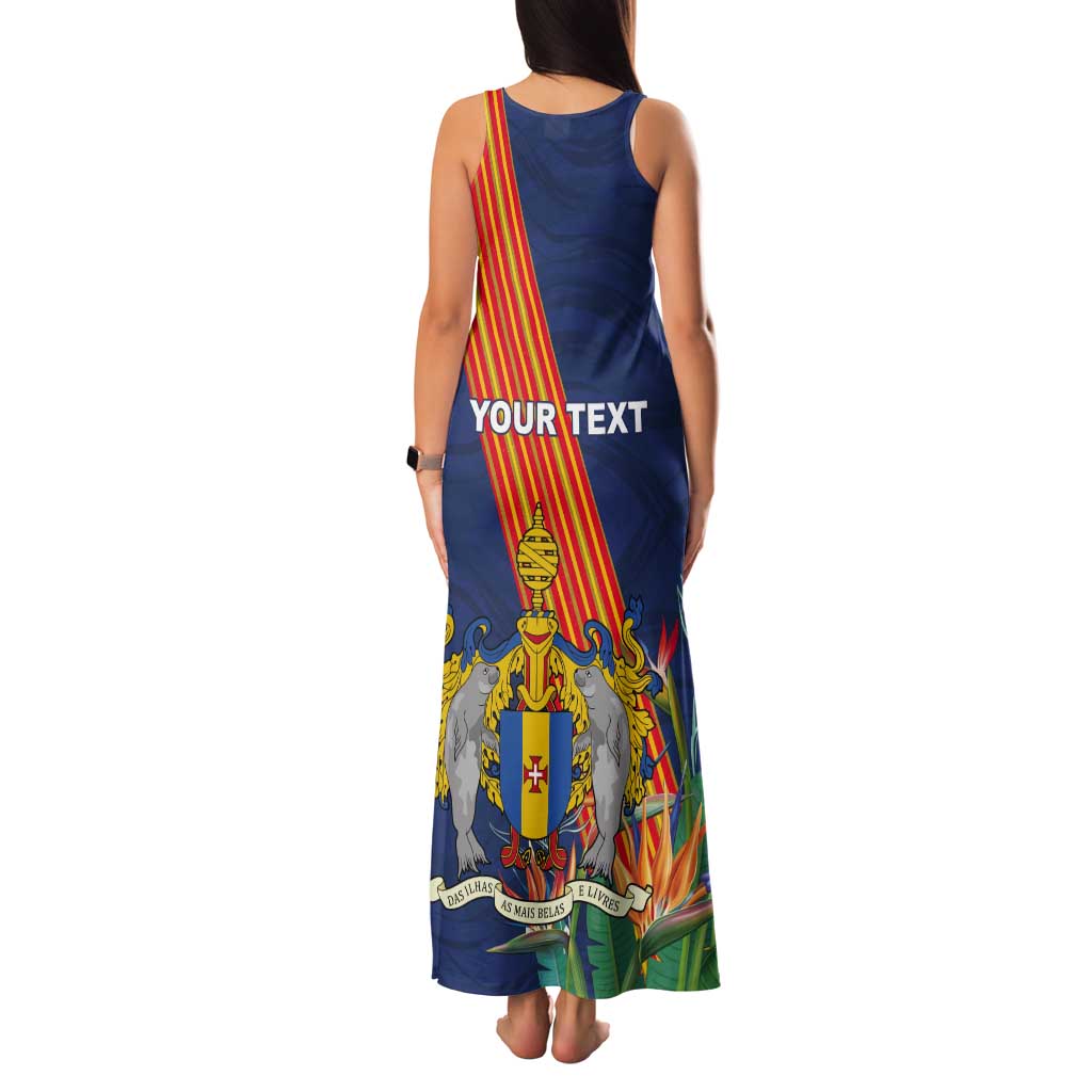 Personalized Madeira Tank Maxi Dress Das Ilhas as Mais Belas e Livres