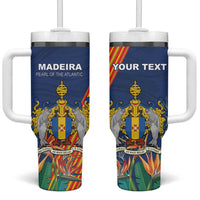 Personalized Madeira Tumbler With Handle Das Ilhas as Mais Belas e Livres