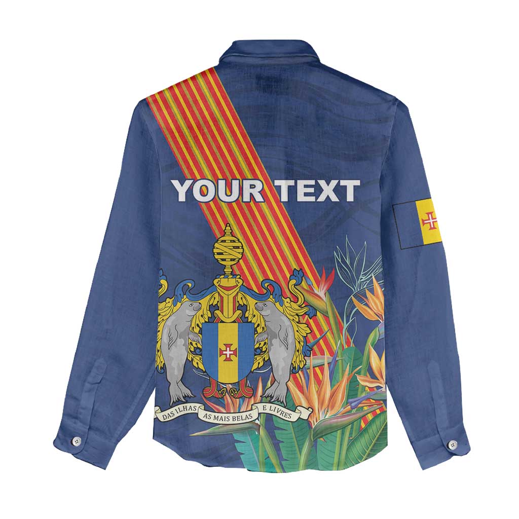 Personalized Madeira Women Casual Shirt Das Ilhas as Mais Belas e Livres