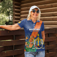 Personalized Madeira Women Polo Shirt Das Ilhas as Mais Belas e Livres