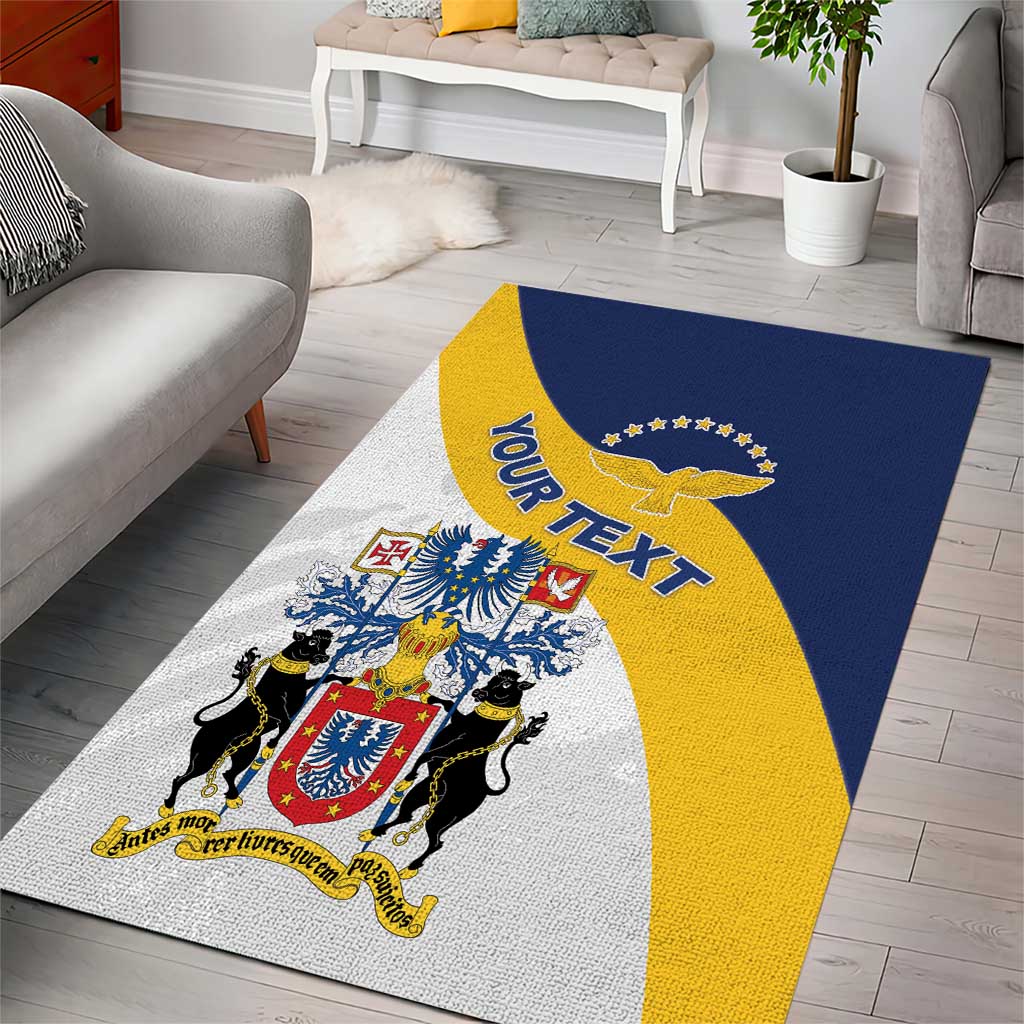 Personalized Azores Area Rug Antes Morrer Livres Que Em Paz Sujeitos