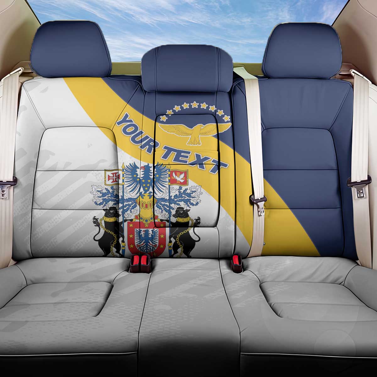 Personalized Azores Back Car Seat Cover Antes Morrer Livres Que Em Paz Sujeitos