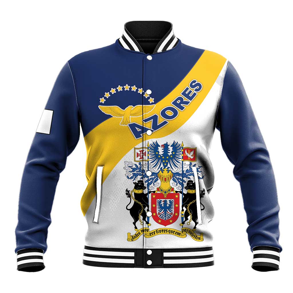 Personalized Azores Baseball Jacket Antes Morrer Livres Que Em Paz Sujeitos