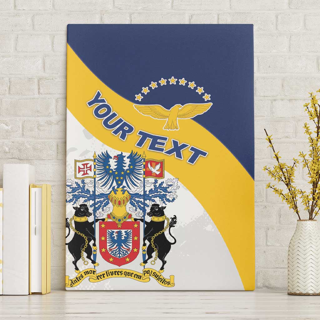 Personalized Azores Canvas Wall Art Antes Morrer Livres Que Em Paz Sujeitos