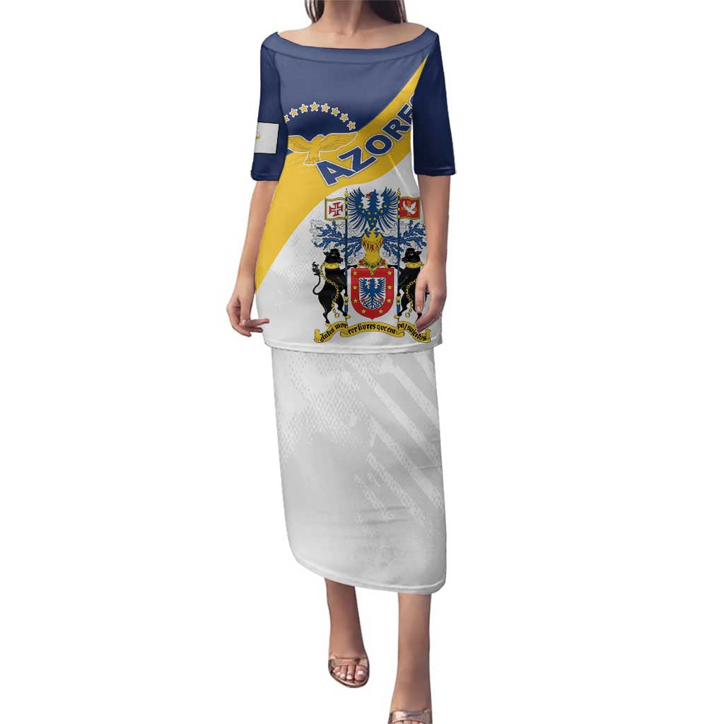 Personalized Azores Family Matching Puletasi and Hawaiian Shirt Antes Morrer Livres Que Em Paz Sujeitos