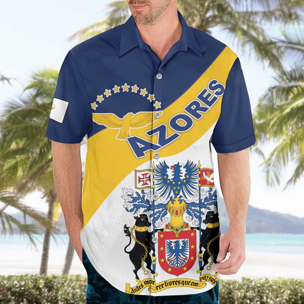 Personalized Azores Hawaiian Shirt Antes Morrer Livres Que Em Paz Sujeitos