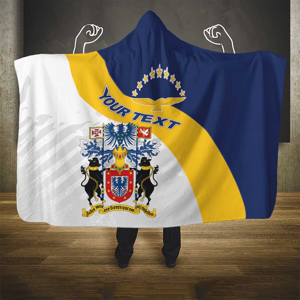 Personalized Azores Hooded Blanket Antes Morrer Livres Que Em Paz Sujeitos