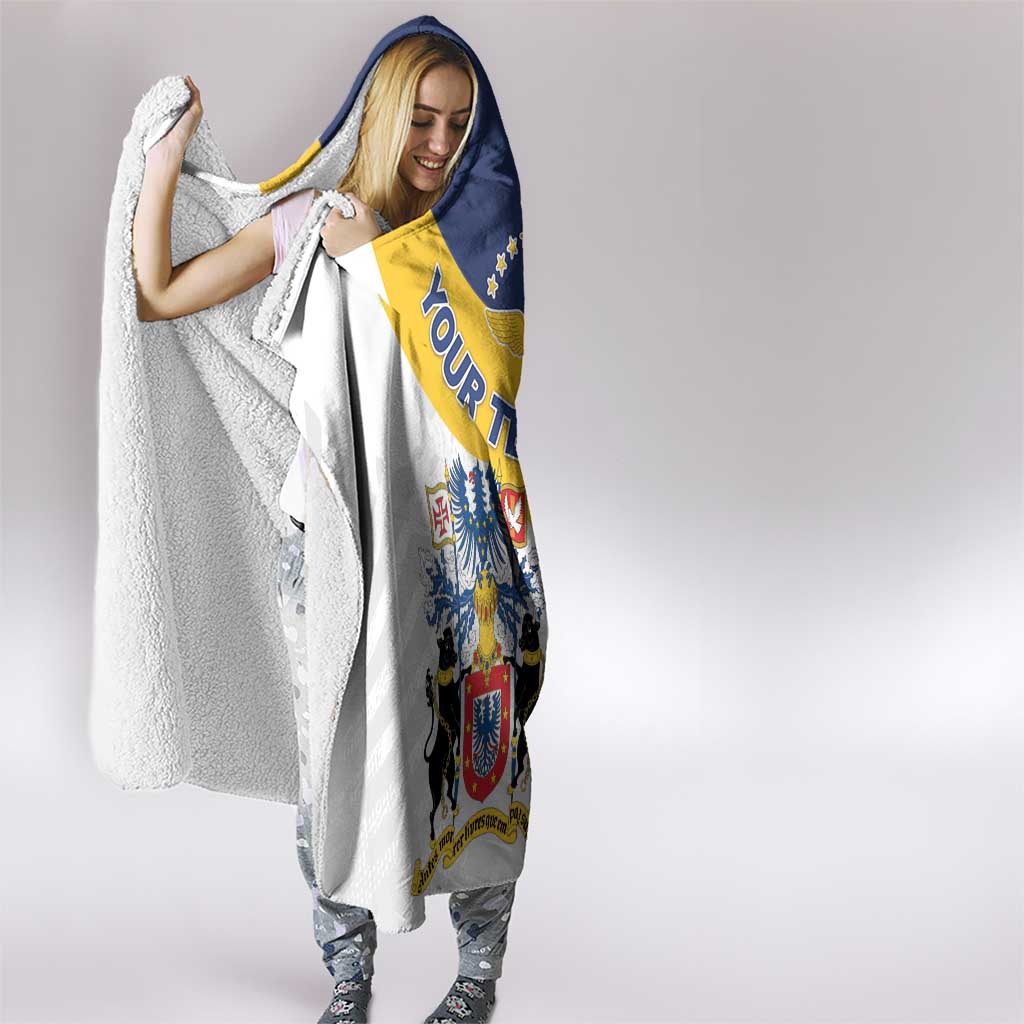 Personalized Azores Hooded Blanket Antes Morrer Livres Que Em Paz Sujeitos