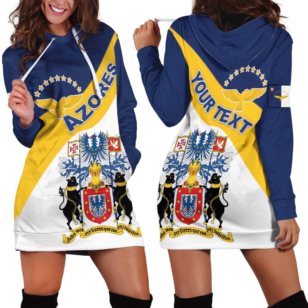 Personalized Azores Hoodie Dress Antes Morrer Livres Que Em Paz Sujeitos