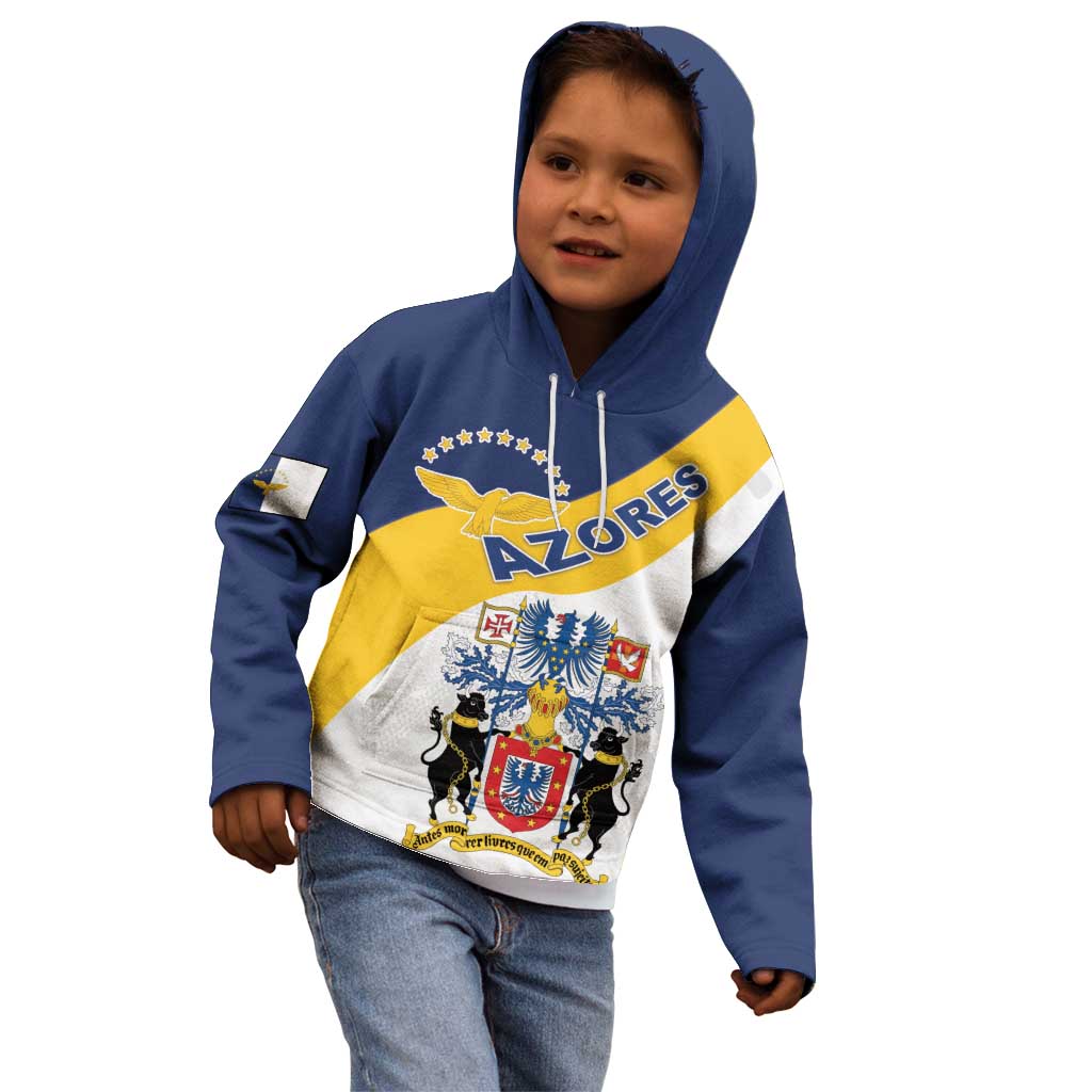 Personalized Azores Kid Hoodie Antes Morrer Livres Que Em Paz Sujeitos