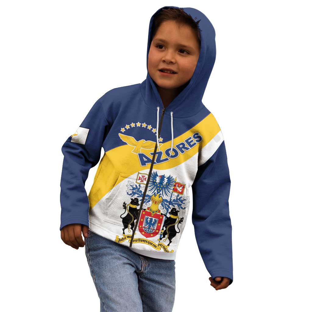 Personalized Azores Kid Hoodie Antes Morrer Livres Que Em Paz Sujeitos