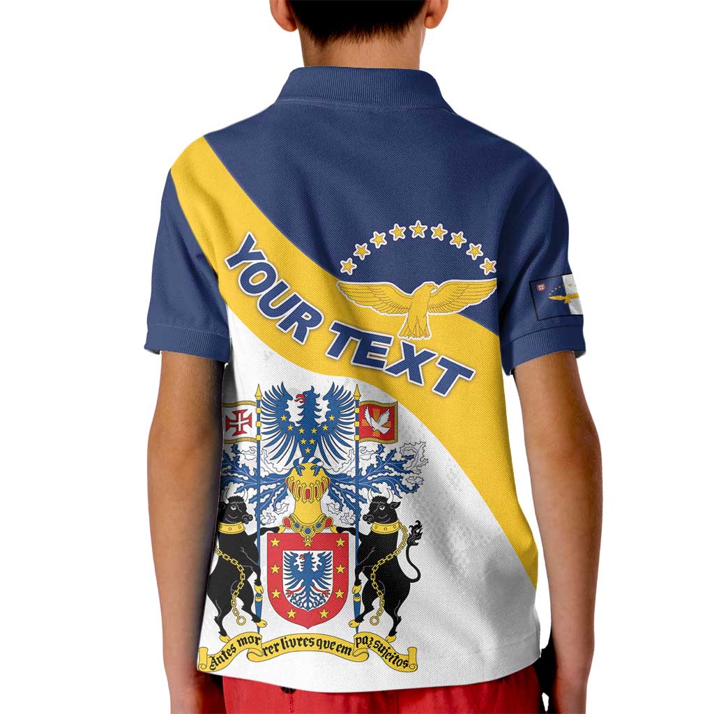 Personalized Azores Kid Polo Shirt Antes Morrer Livres Que Em Paz Sujeitos