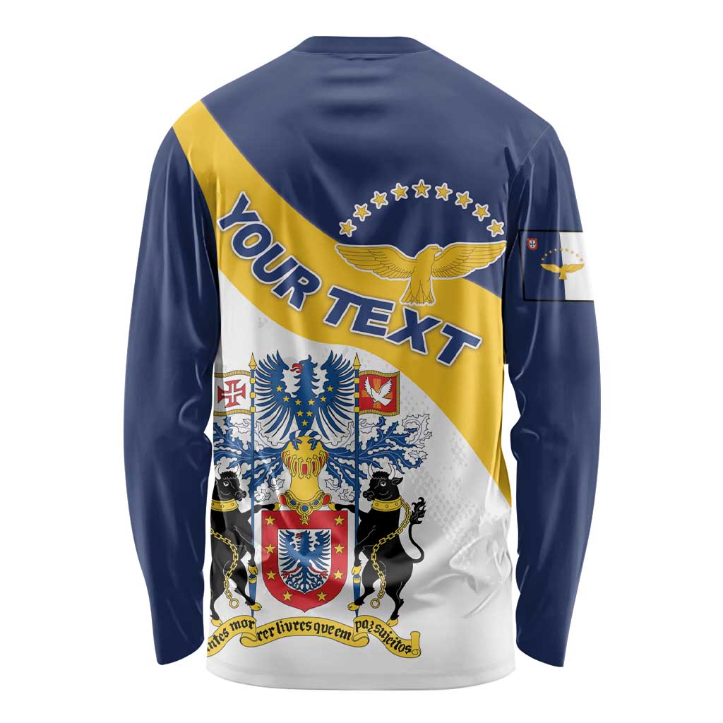 Personalized Azores Long Sleeve Shirt Antes Morrer Livres Que Em Paz Sujeitos