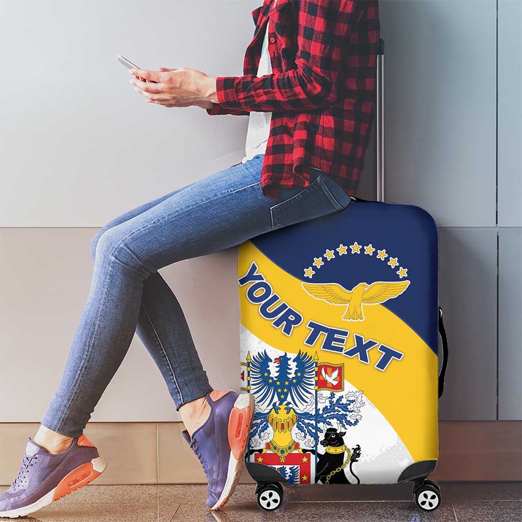 Personalized Azores Luggage Cover Antes Morrer Livres Que Em Paz Sujeitos