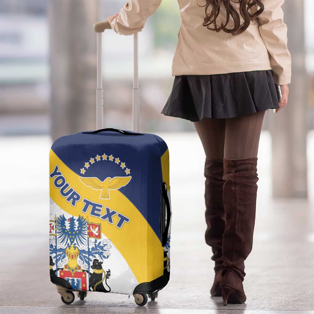 Personalized Azores Luggage Cover Antes Morrer Livres Que Em Paz Sujeitos
