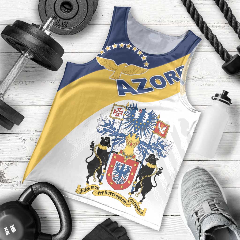 Personalized Azores Men Tank Top Antes Morrer Livres Que Em Paz Sujeitos