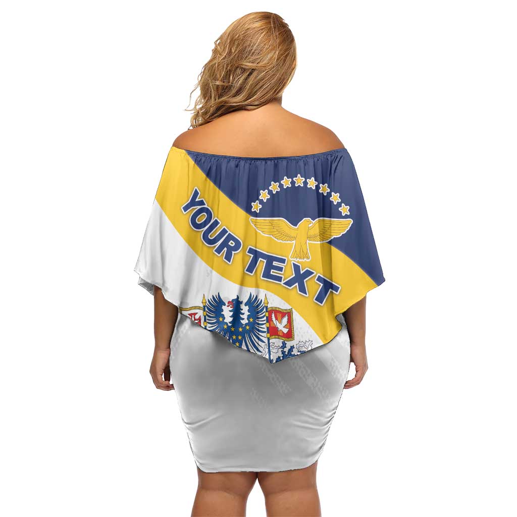 Personalized Azores Off Shoulder Short Dress Antes Morrer Livres Que Em Paz Sujeitos