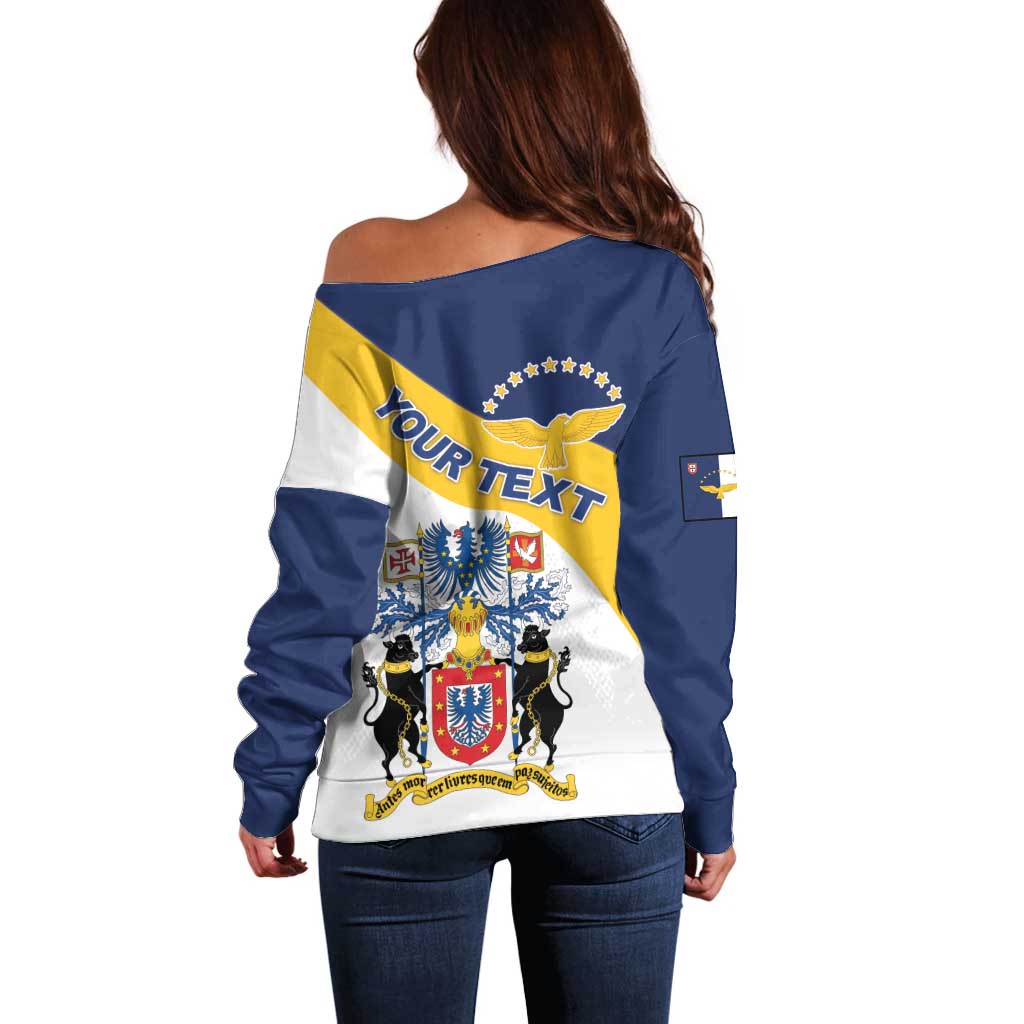 Personalized Azores Off Shoulder Sweater Antes Morrer Livres Que Em Paz Sujeitos