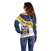 Personalized Azores Off Shoulder Sweater Antes Morrer Livres Que Em Paz Sujeitos