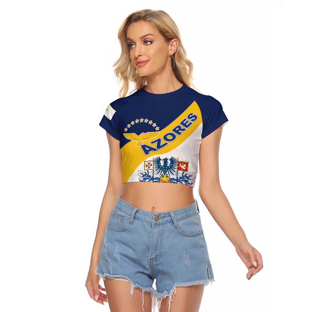 Personalized Azores Raglan Cropped T Shirt Antes Morrer Livres Que Em Paz Sujeitos