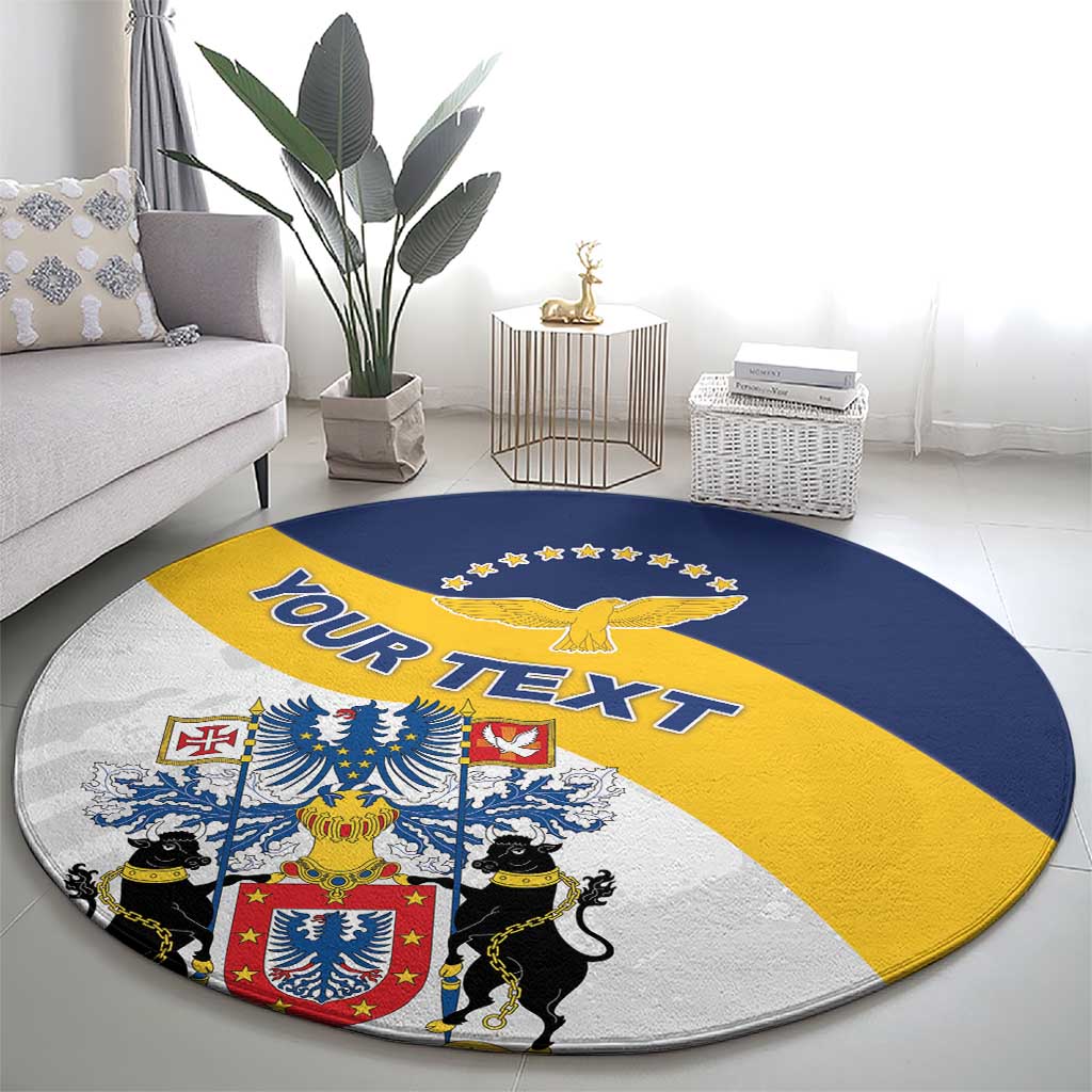 Personalized Azores Round Carpet Antes Morrer Livres Que Em Paz Sujeitos
