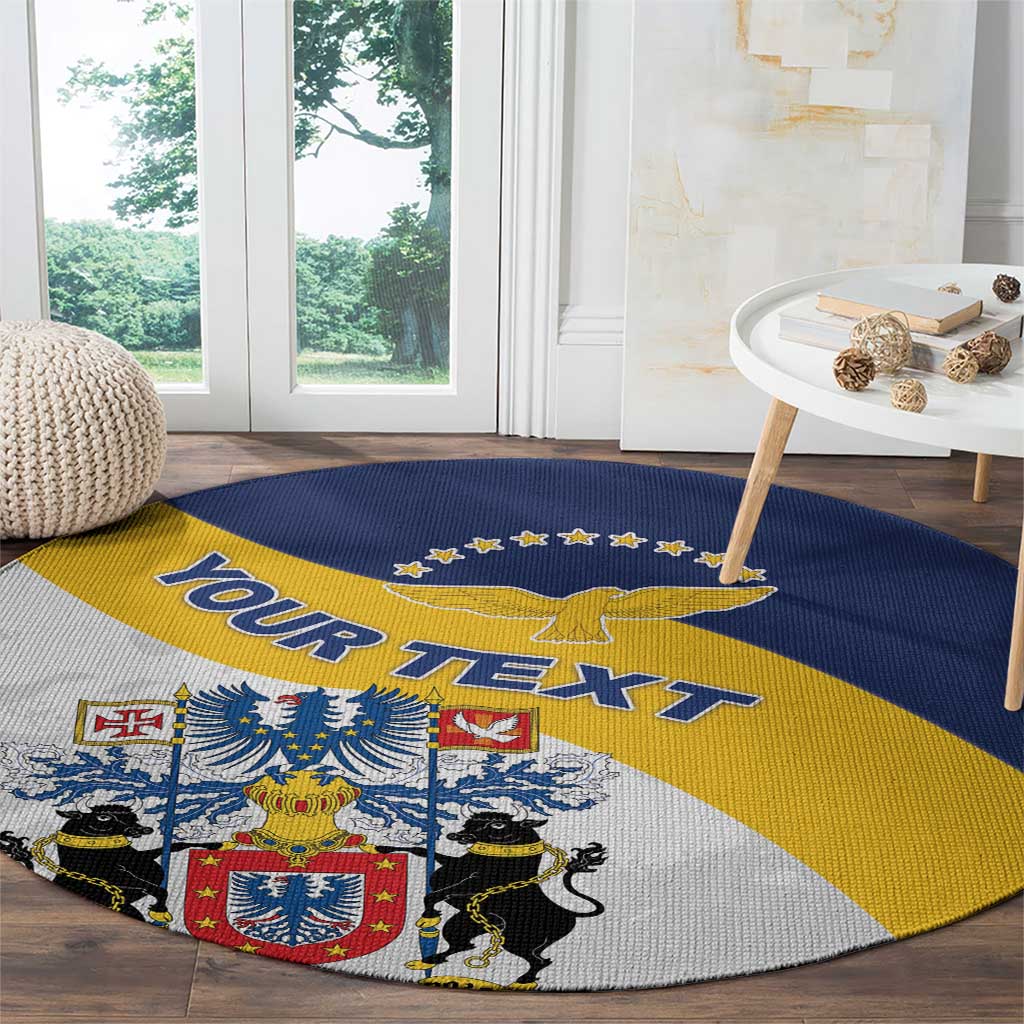 Personalized Azores Round Carpet Antes Morrer Livres Que Em Paz Sujeitos