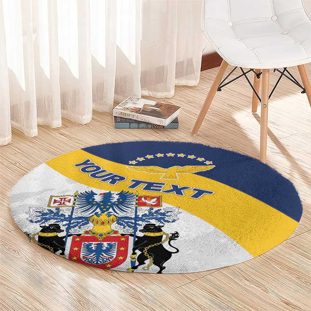 Personalized Azores Round Carpet Antes Morrer Livres Que Em Paz Sujeitos
