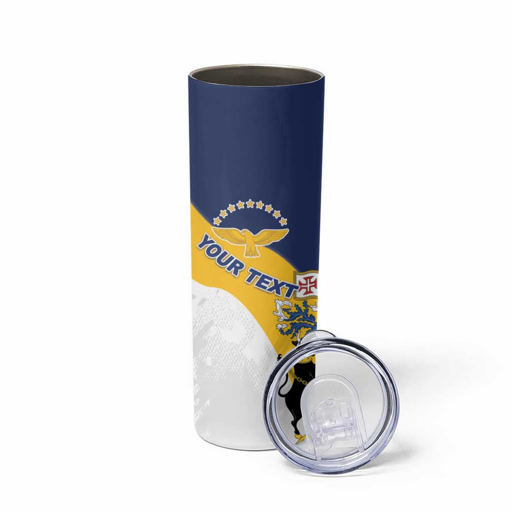 Personalized Azores Skinny Tumbler Antes Morrer Livres Que Em Paz Sujeitos