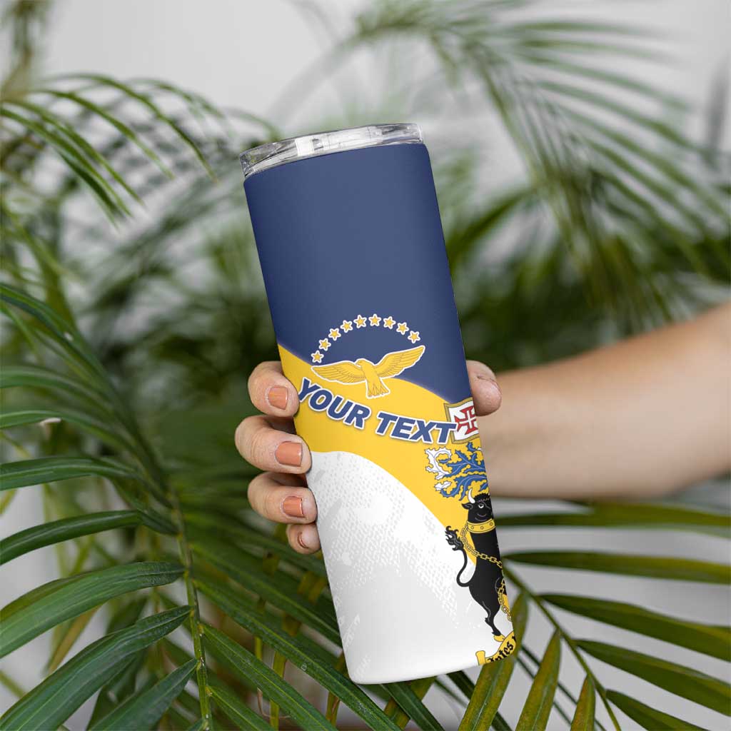 Personalized Azores Skinny Tumbler Antes Morrer Livres Que Em Paz Sujeitos