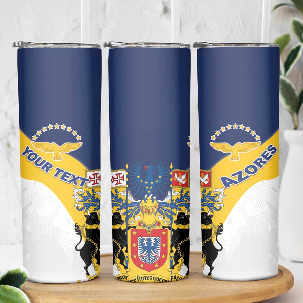 Personalized Azores Skinny Tumbler Antes Morrer Livres Que Em Paz Sujeitos