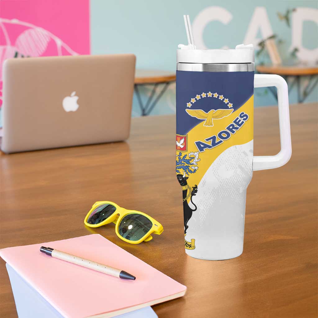 Personalized Azores Tumbler With Handle Antes Morrer Livres Que Em Paz Sujeitos