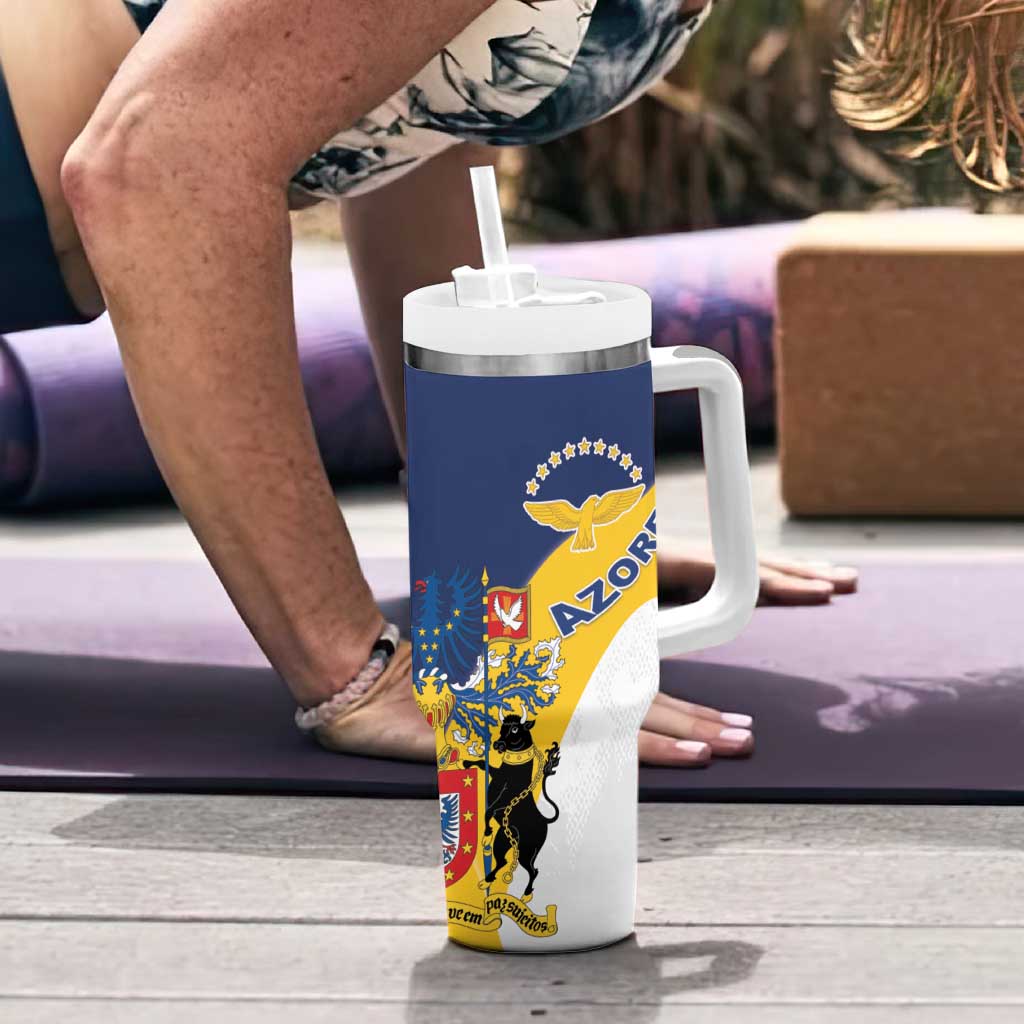 Personalized Azores Tumbler With Handle Antes Morrer Livres Que Em Paz Sujeitos