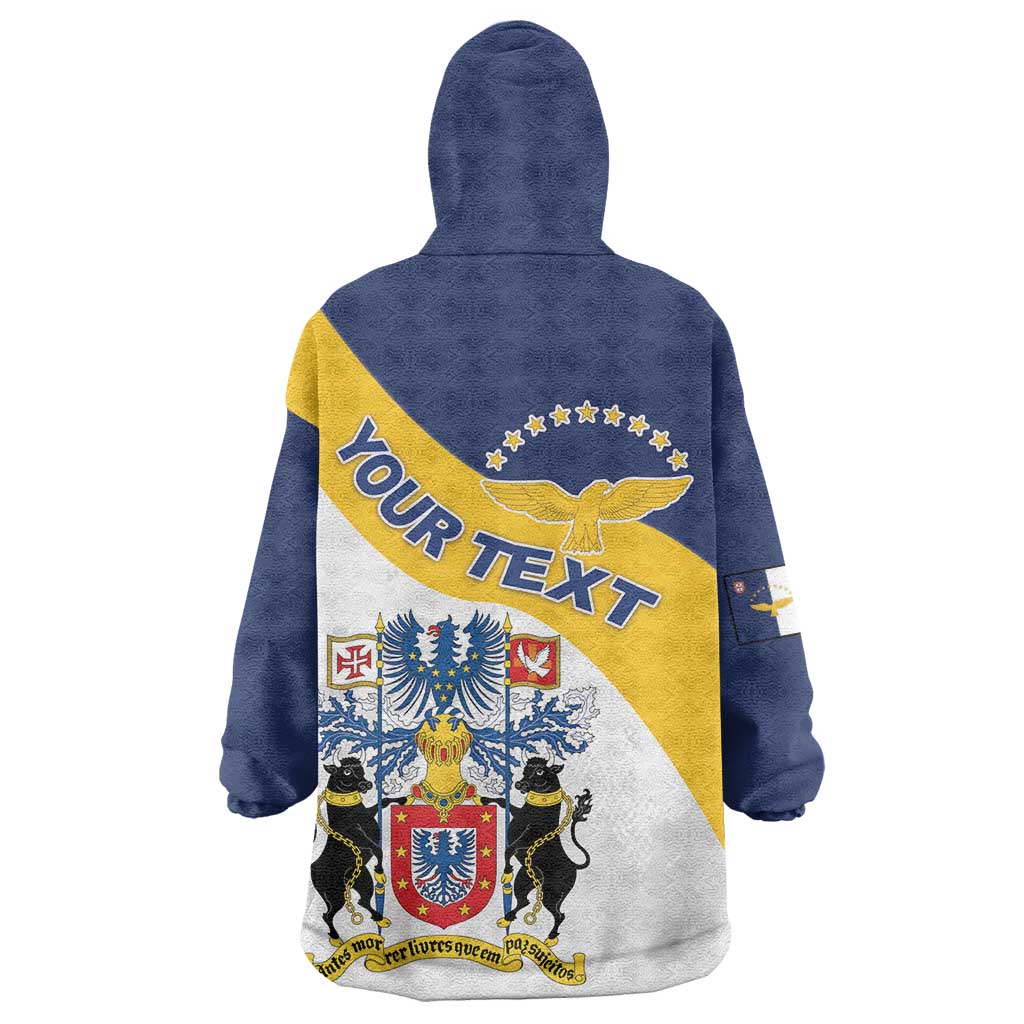 Personalized Azores Wearable Blanket Hoodie Antes Morrer Livres Que Em Paz Sujeitos