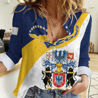 Personalized Azores Women Casual Shirt Antes Morrer Livres Que Em Paz Sujeitos