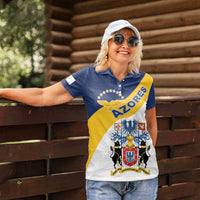 Personalized Azores Women Polo Shirt Antes Morrer Livres Que Em Paz Sujeitos