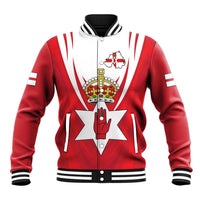 Personalized Northern Ireland Baseball Jacket Coat Of Arms With Map