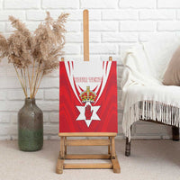 Personalized Northern Ireland Canvas Wall Art Coat Of Arms With Map