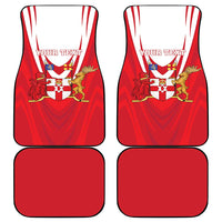 Personalized Northern Ireland Car Mats Coat Of Arms With Map